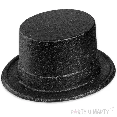 cylinder brokat classic czarny