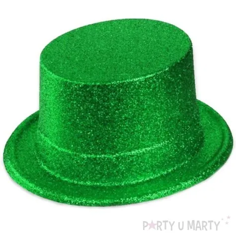 cylinder brokat classic zielony