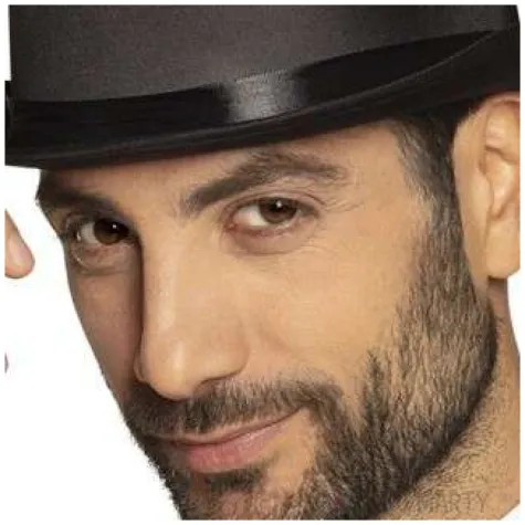 cylinder gala dzentelmen czarny satynowy boland