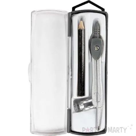 cyrkiel classic z olowkiem szary titanum