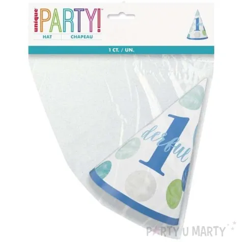 czapeczka papierowa first birthday unique
