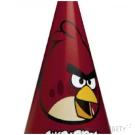 czapeczki papierowe angry birds 17 cm 6 szt
