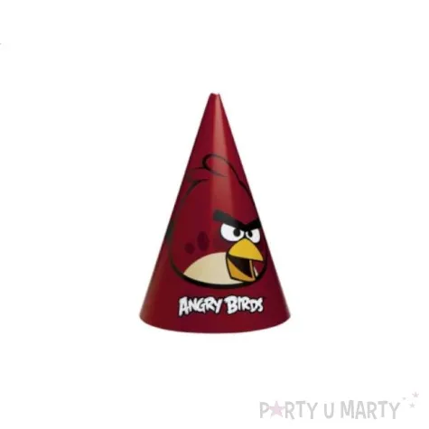 czapeczki papierowe angry birds 17 cm 6 szt