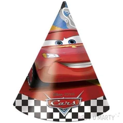 czapeczki papierowe cars rsn 6 szt