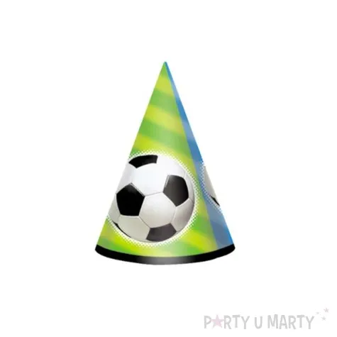 czapeczki papierowe championship soccer 8 cm