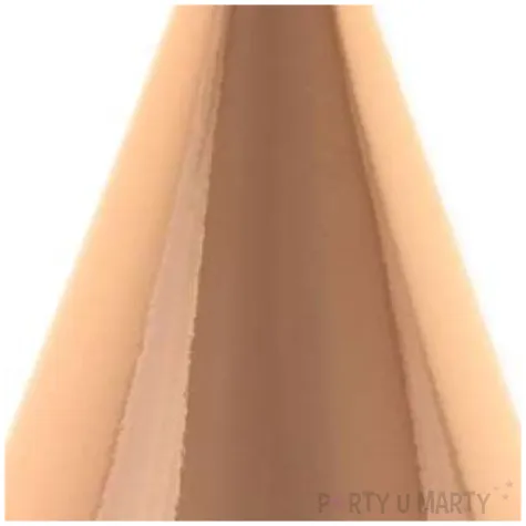 czapeczki papierowe classic metalik rozowe zloto 6 szt