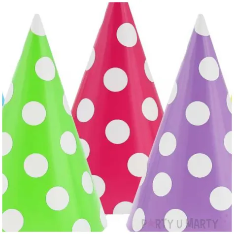 czapeczki papierowe groszki godan 5 szt