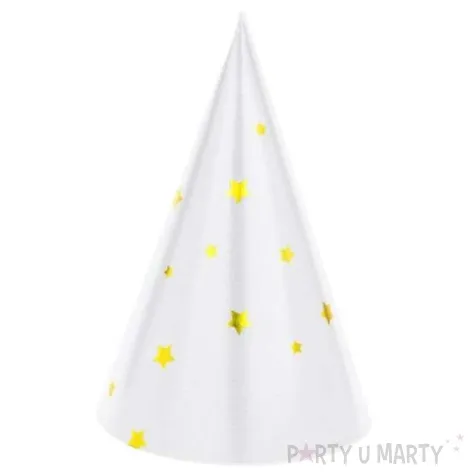 czapeczki papierowe gwiazdki mix partydeco 6 szt