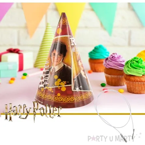 czapeczki papierowe harry potter party factory 10 szt