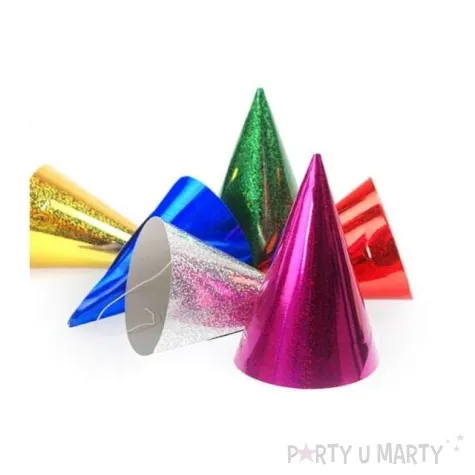 czapeczki papierowe holograficzne 120 szt