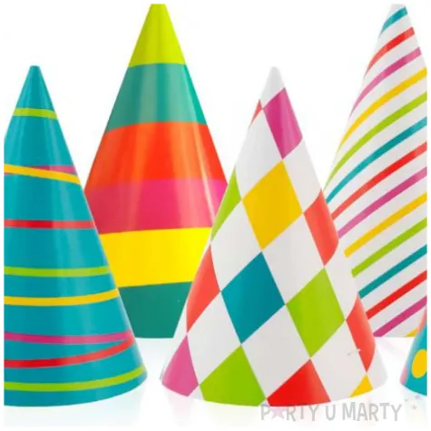 czapeczki papierowe kolorowy mix godan 100 szt
