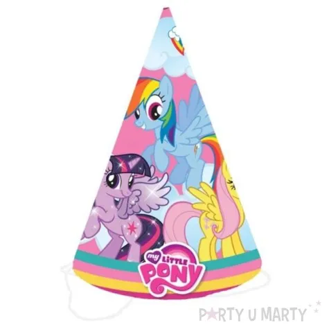 czapeczki papierowe my little pony 8 szt