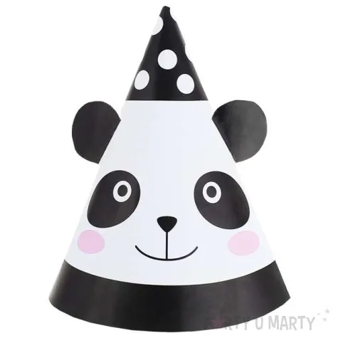 czapeczki papierowe panda godan 6 szt