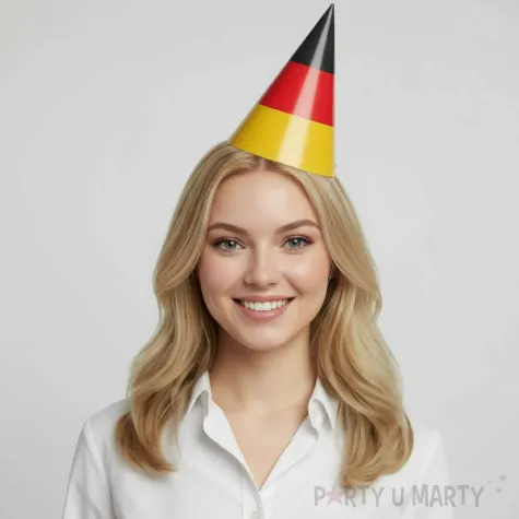 czapeczki papierowe panstwa swiata niemcy na mecz dzien jezykow swieto flaga 3 szt