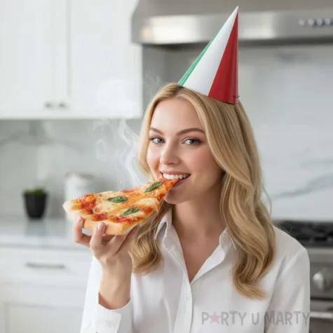 czapeczki papierowe panstwa swiata wlochy na mecz dzien jezykow swieto flaga 3 szt