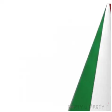 czapeczki papierowe panstwa swiata wlochy na mecz dzien jezykow swieto flaga 3 szt