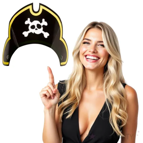 czapeczki papierowe pirackie amscan 8 szt