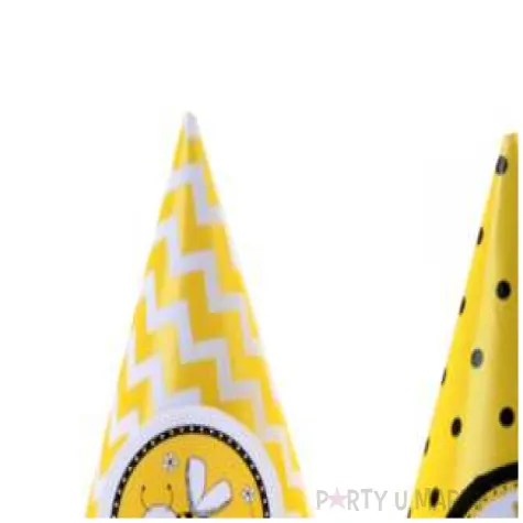 czapeczki papierowe pszczolki mix 6 szt