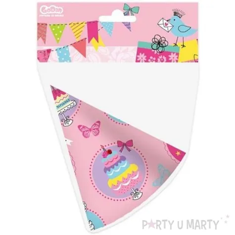 czapeczki papierowe slodka chwila 6 szt