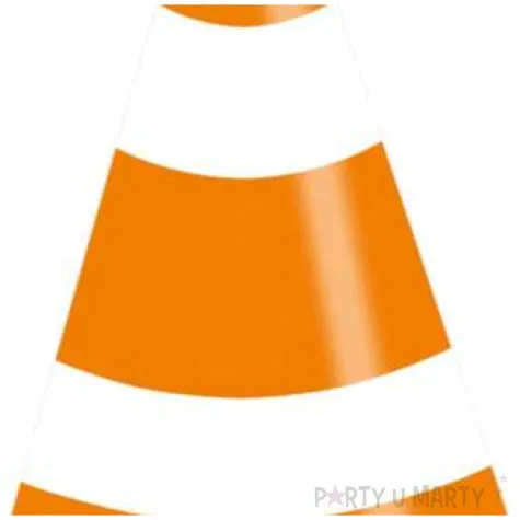 czapeczki papierowe slupek drogowy amscan 8 szt