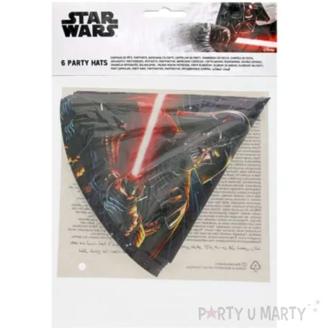 czapeczki papierowe star wars galaxy procos 6 szt