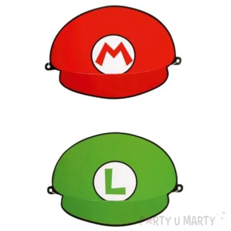 czapeczki papierowe super mario bross amscan 8 szt