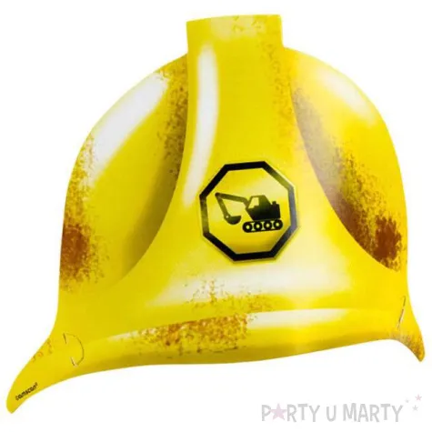 czapeczki papierowe szef budowy amscan 8 szt