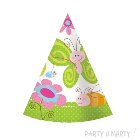 czapeczki papierowe wiosna 17 5 cm 6 szt