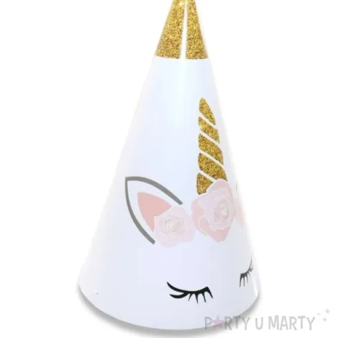 czapeczki urodzinowe piekny jednorozec congee 6 szt