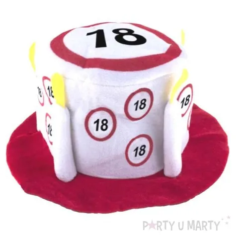 czapka 18 traffic birthday tort funny fashion