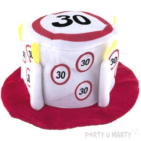czapka 30 traffic birthday tort funny fashion