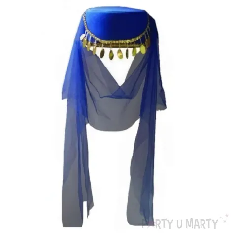 czapka arabka niesmiala yasmin niebieski partytino