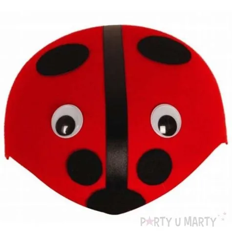 czapka biedronka filcowa partytino