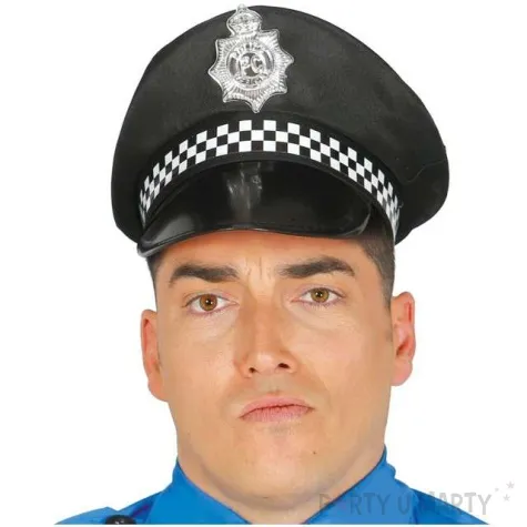 czapka brytyjki policjant guirca czarna