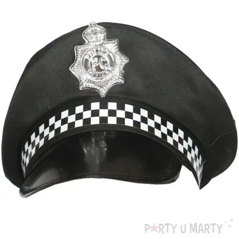 czapka brytyjki policjant guirca czarna