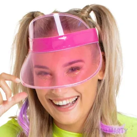 czapka daszek lata 80 te rozowy folat