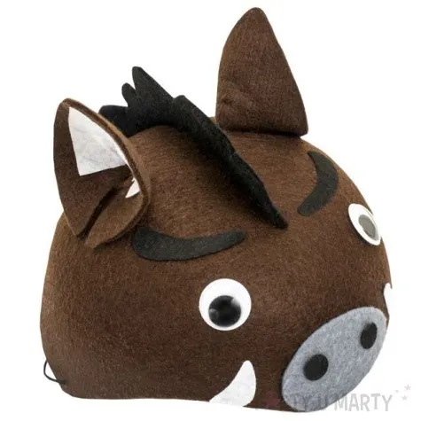 czapka dzik filcowa kraszek