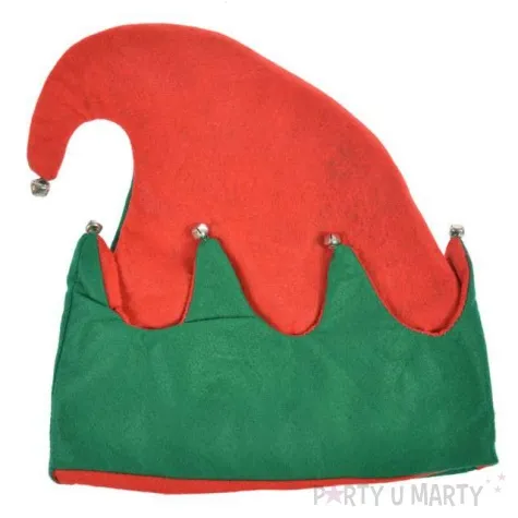 czapka elf z dzwoneczkami arpex 30 cm