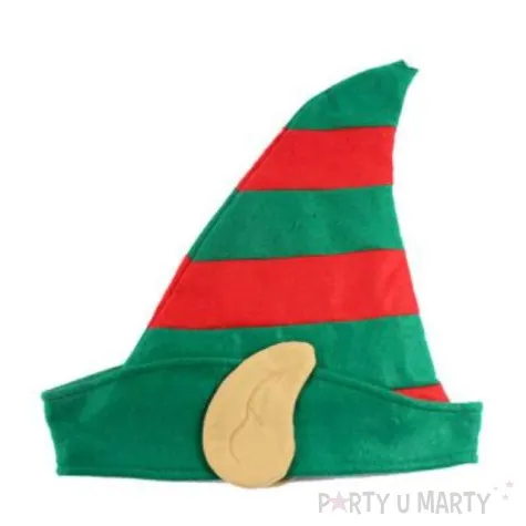 czapka elf z uszami 30x35 cm