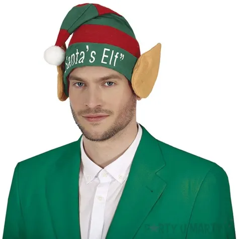 czapka elf z uszami santas elf guirca