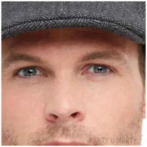 czapka gangster lata 20 szara smiffys