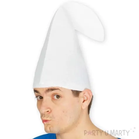 czapka krasnal bialy guirca