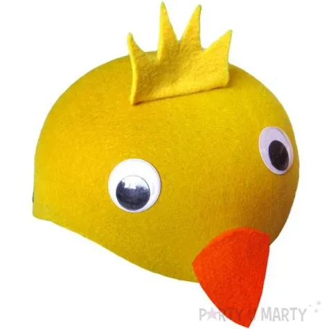 czapka kurczaczek filcowa kraszek