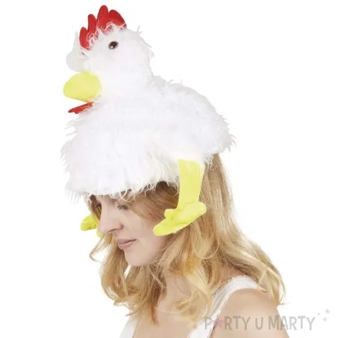 czapka kurczak na glowe ptitclown