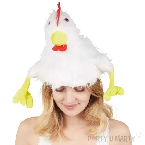 czapka kurczak na glowe ptitclown