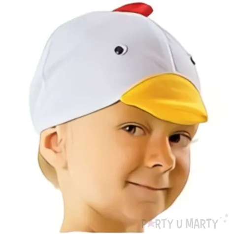 czapka kurka biala kraszek