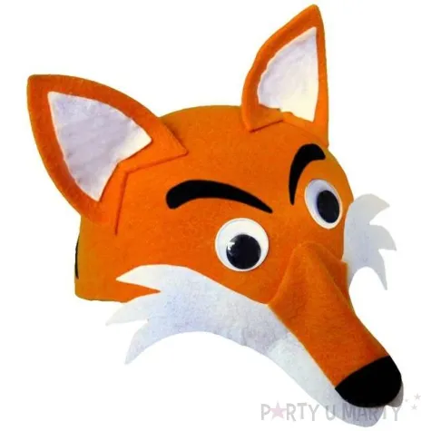 czapka lisek filcowa kraszek