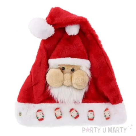 czapka mikolaj swiecaca 40x30 cm