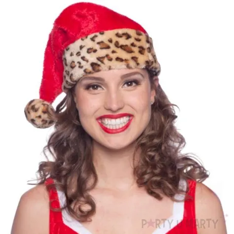 czapka mikolaj z panterka folat