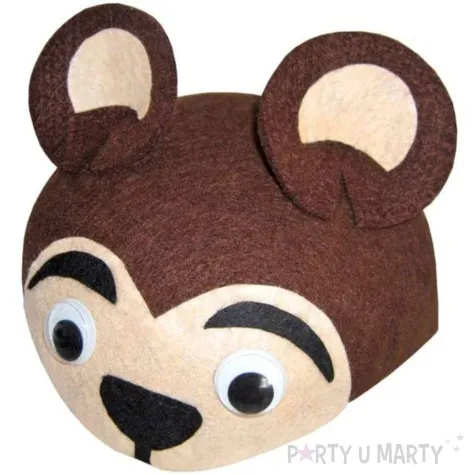 czapka mis filcowa kraszek